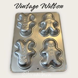 Vintage Wilton Gingerbread Cake Pan with Mini Openings